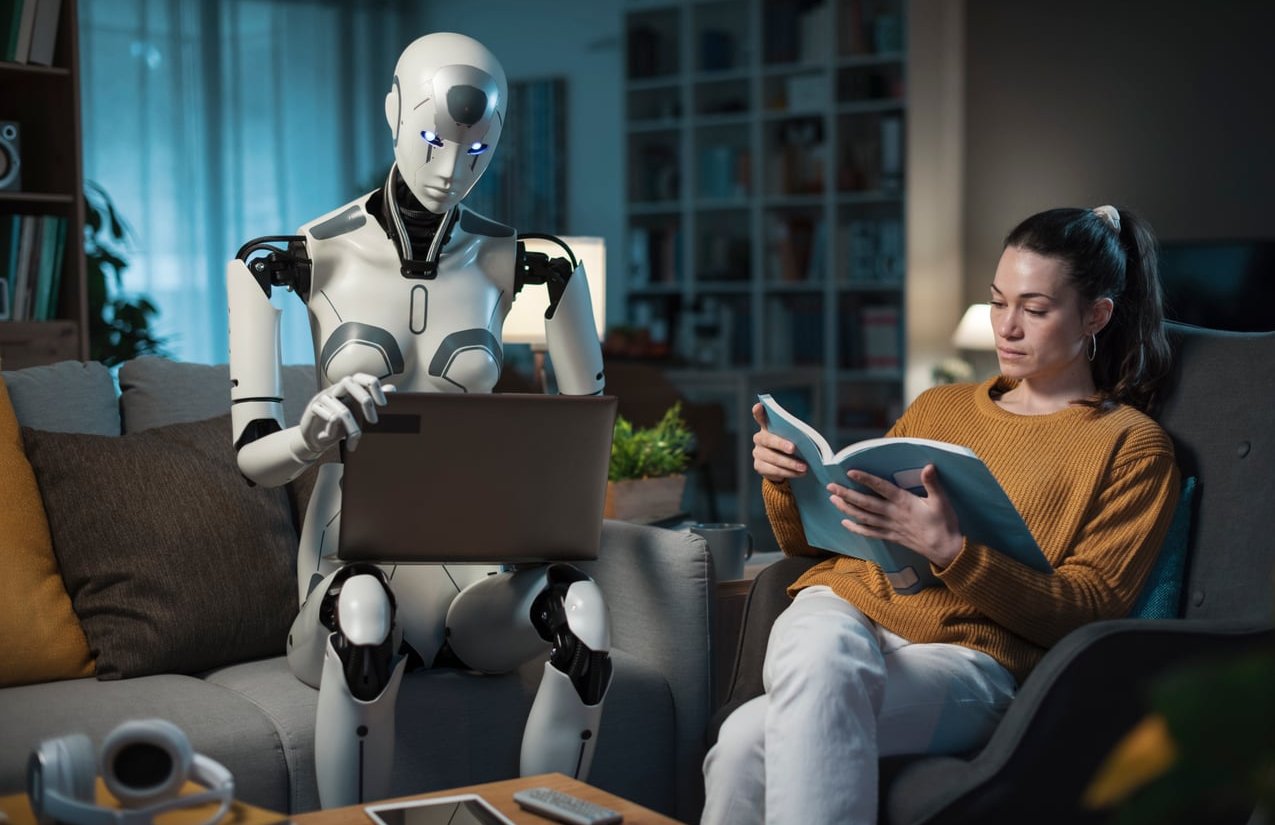 ai writing laptop