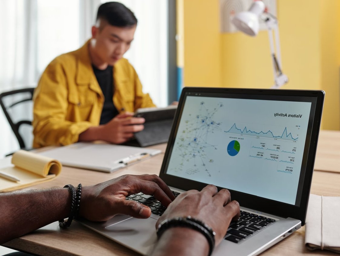 google ads dashboard laptop